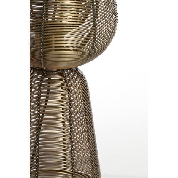 Bronzinės spalvos iš metalo stalinis šviestuvas (aukštis 42 cm) Aboso – Light & Living-image-2