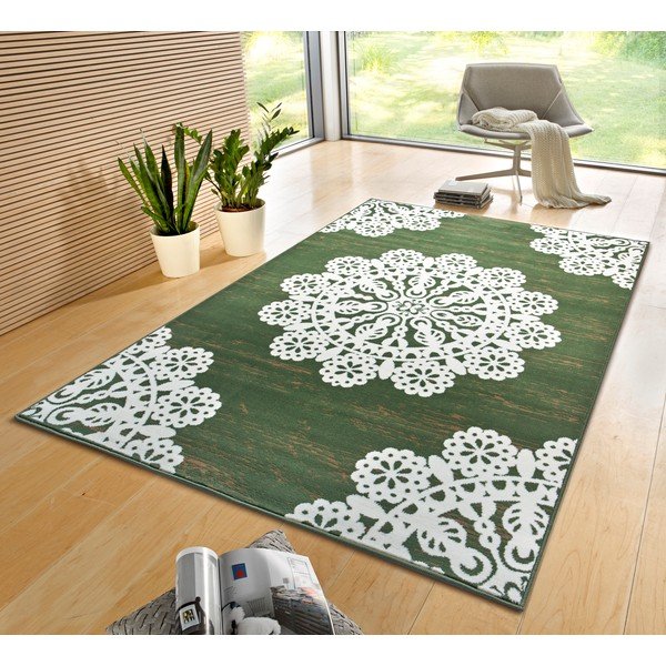 Žalias kilimas 150x80 cm Lace - Hanse Home-image-1