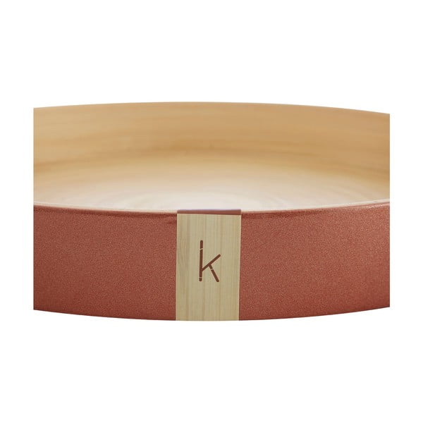 Bronzos spalvos bambukinis serviravimo dubuo Premier Housewares, ⌀ 35 cm-image-3
