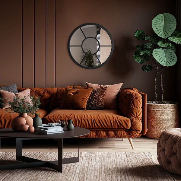 Sieninis veidrodis ø 50 cm Helen - Styler-image-1