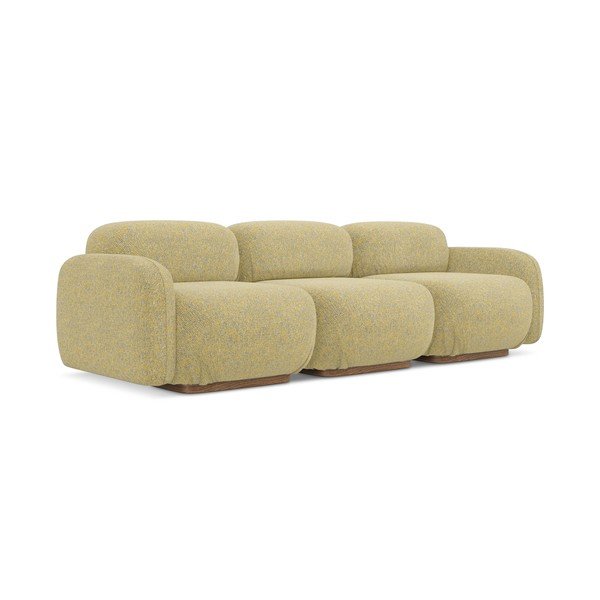 Geltonos spalvos sofa 270 cm Ailani – Makamii-image-2