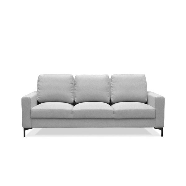 Šviesiai pilka trijų vietų sofa Kosmopolitinis dizainas Atlanta