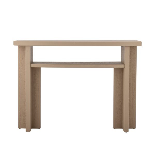 Natūralios spalvos iš kėnio masyvo konsolinis staliukas 32x110 cm Cupa – Bloomingville-image-3