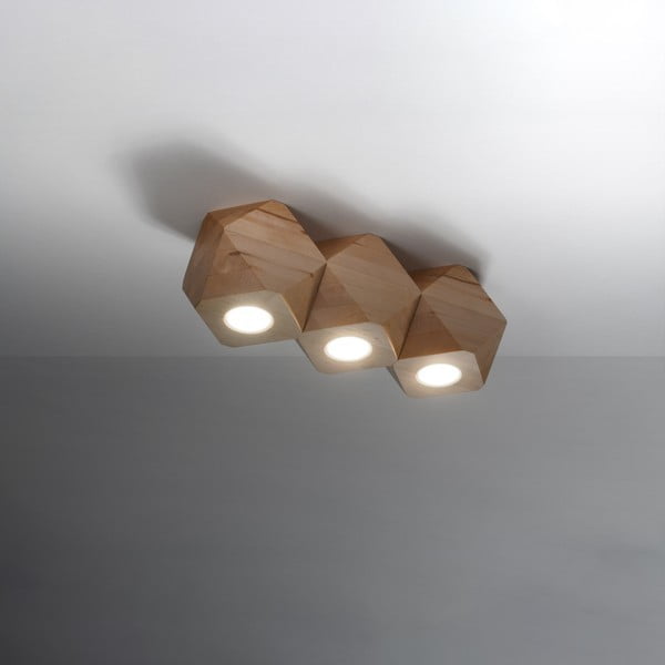 Natūralios spalvos taškinis šviestuvas 12x36 cm Vige – Sollux-image-2