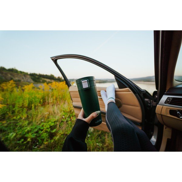 Žalias kelioninis termo puodelis Vialli Design Fuori, 400 ml-image-4