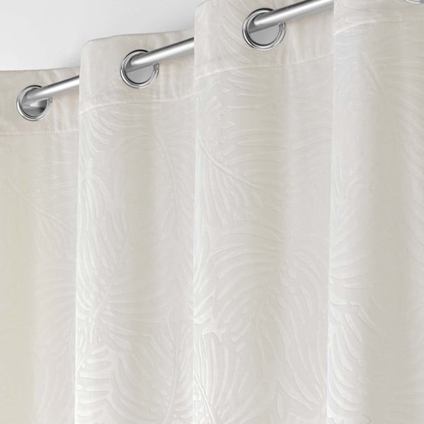 Užuolaida iš velveto kreminės spalvos 140x240 cm Analia – douceur d'intérieur-image-1