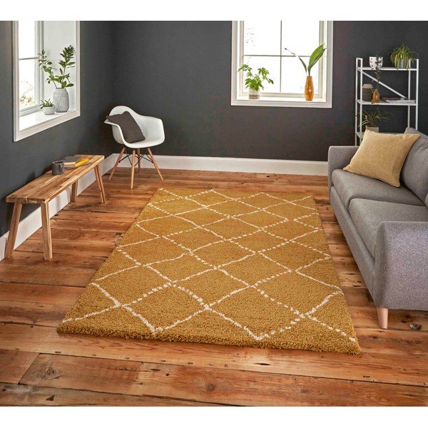 Geltonas kilimas Think Rugs Royal Nomadic, 160 x 220-image-1