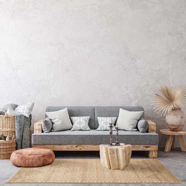 Kilimas smėlio spalvos 133x190 cm Meteo – FD-image-1