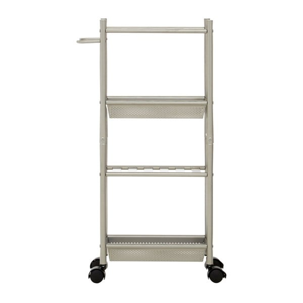 Iš metalo vežimėlis ant ratukų 16x40 cm Dara – Premier Housewares-image-2