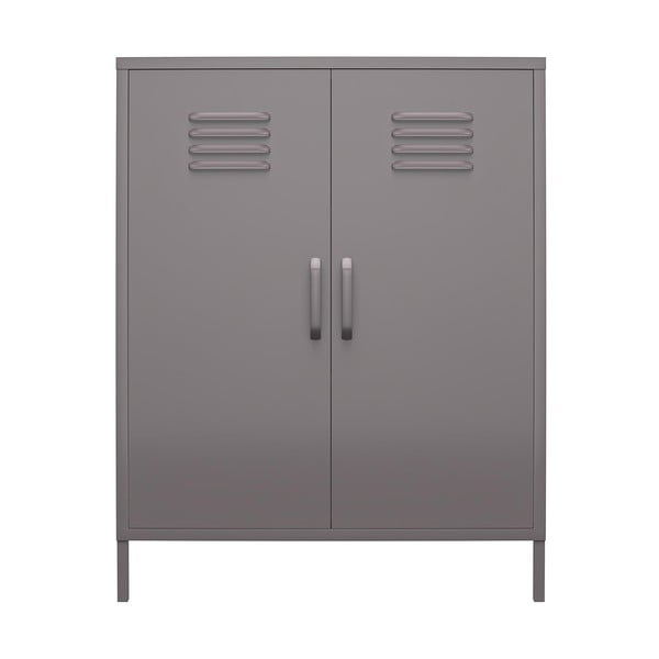 Iš metalo spintelė pilkos spalvos 80x102 cm Bradford – Støraa