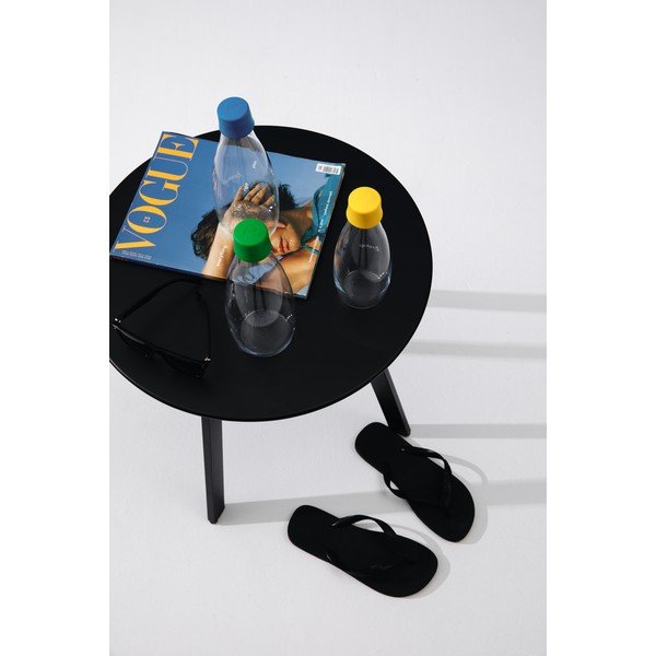 Juodos spalvos sodo stalas Le Bonom Full Steel, ø 50 cm-image-1