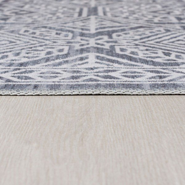 Pilkas plaunamas kilimas 290x200 cm Cora - Flair Rugs-image-4