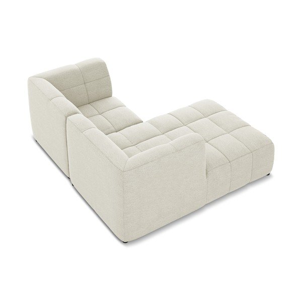 Smėlio spalvos kampinė sofa iš boucle (su kairiuoju kampu/su gultu) Aloha – Makamii-image-4