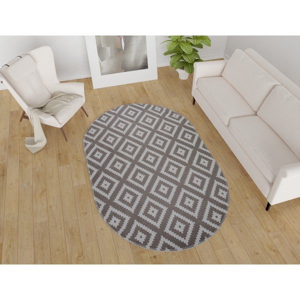 Skalbiamas kilimas šviesiai rudos spalvos 160x230 cm – Vitaus-image-1