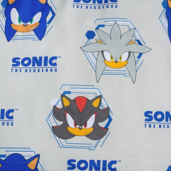 Mėlynos spalvos iš mikropluošto viengulė vaikiška patalynė 140x200 cm Sonic – Jerry Fabrics-image-4