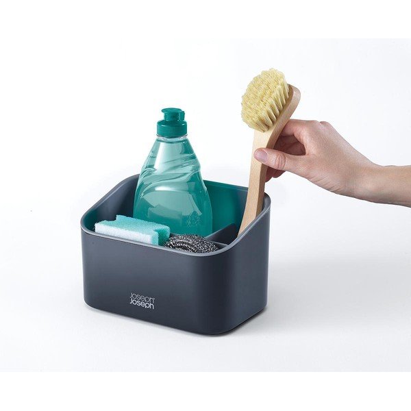 Tamsiai pilkos spalvos iš plastiko stovas skalbimo reikmenims SinkStore – Joseph Joseph-image-4
