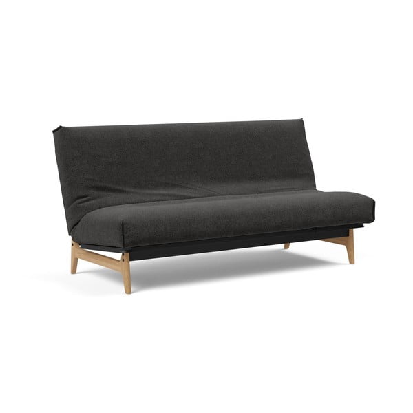 Tamsiai pilka sofa-lova Innovation Aslak