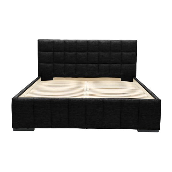 Juoda dvigulė lova Mazzini Beds Dream, 140 x 200 cm-image-2