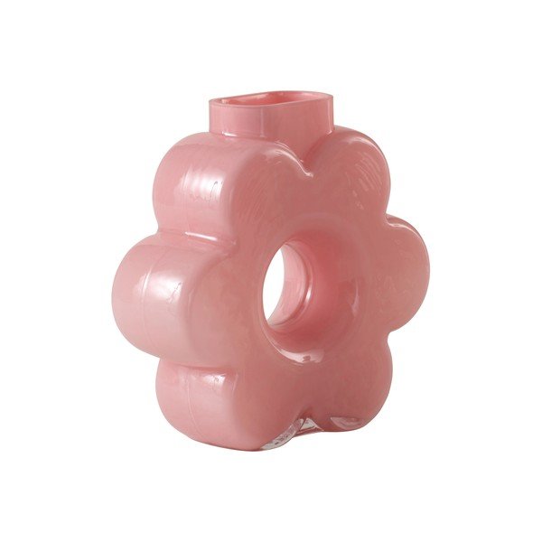 Rožinės spalvos vaza (aukštis 22 cm) Blomstra – Jotex