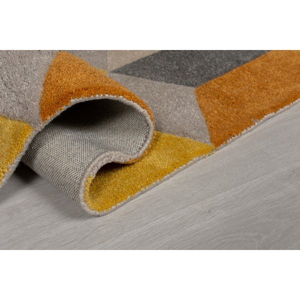 Geltonas kilimas Flair Rugs Scope, 80 x 150 cm-image-2
