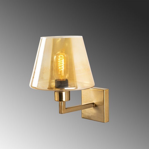 Sieninis aukso spalvos šviestuvas Opviq lights Profilis-image-1