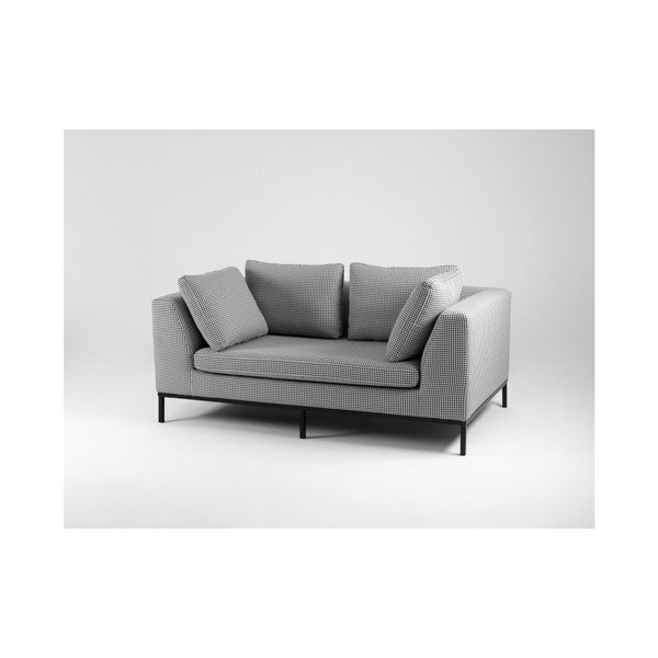 Juodai balta dvivietė sofa Individualizuotos formos "Ambient-image-1