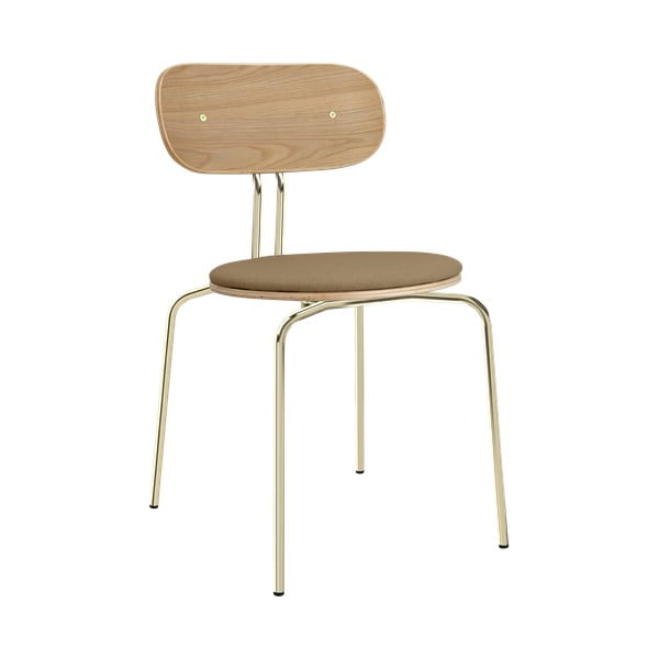 Valgomojo kėdė auksinės spalvos/šviesiai rudos spalvos Curious – UMAGE