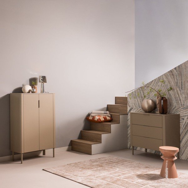 Šoninis stalas iš metalo ø 30 cm Fedde – WOOOD-image-1