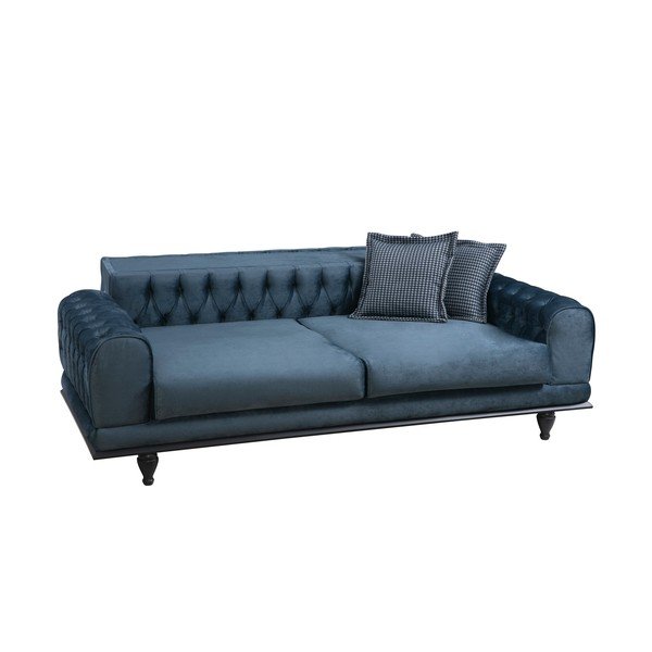 Sofa mėlynos spalvos 220 cm Arredo – Balcab Home-image-2