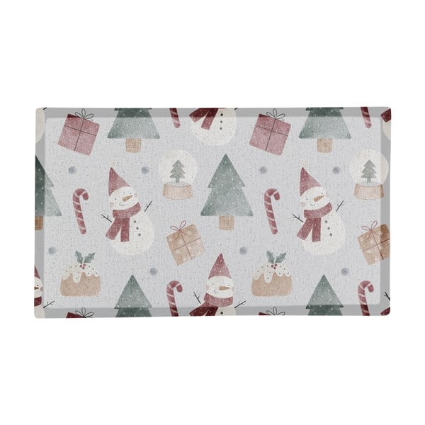 Grindų kilimėlis su Kalėdų motyvu 40x70 cm Snowman – Artsy Doormats
