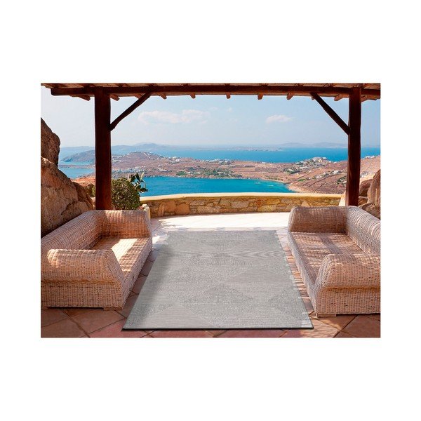 Pilkas lauko kilimas Universal Macao Grey Wonder, 77 x 150 cm-image-2