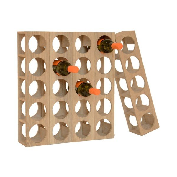 Ąžuolinis vyno stovas 5 buteliams Wireworks-image-2