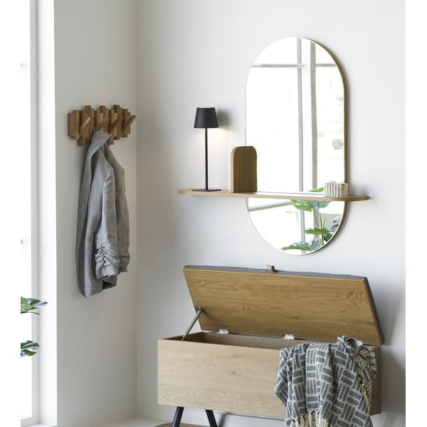 Sieninis veidrodis su lentyna 92x94,5 cm Barco – House Nordic-image-1