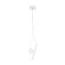 Baltos spalvos iš aliuminio kabantis šviestuvas LED ø 23,5 cm Vero – Nova Luce
