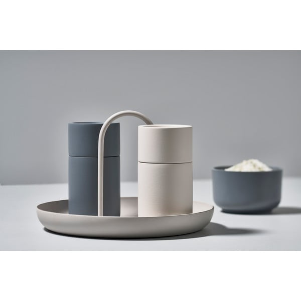 Juodos spalvos metalinis serviravimo padėklas Zone Singles, ø 20 cm-image-4