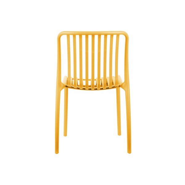 Geltonos spalvos iš plastiko valgomojo kėdė Glee – Leitmotiv-image-1