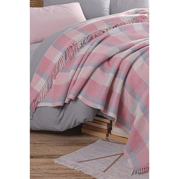 Rožinės spalvos lovatiesė 180x220 cm Warm Soft – Mijolnir-image-2