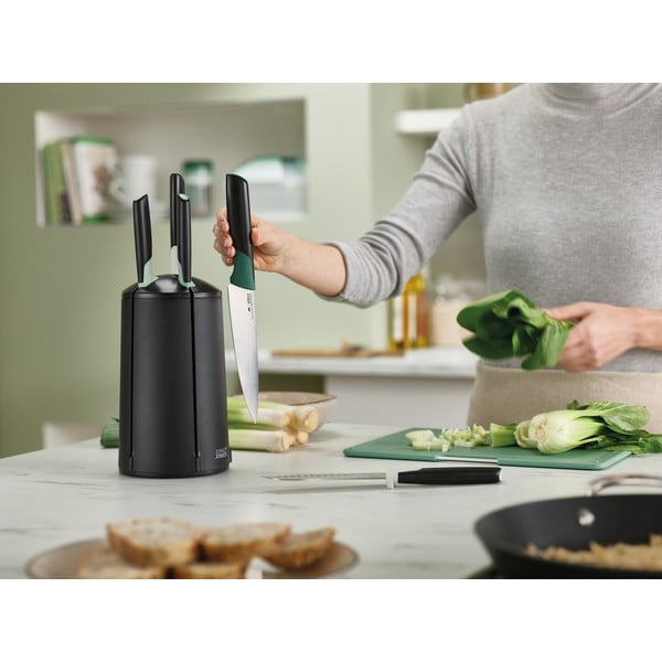 Peilių komplektas su sukamuoju stovu 5 vnt. su nerūdijančio plieno ašmenimis Elevate – Joseph Joseph-image-2