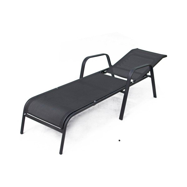 Juodas metalinis sodo gultas - Rojaplast-image-3