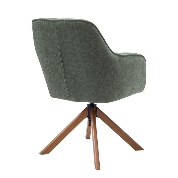 Žalios spalvos iš audinio valgomojo kėdžių komplektas 2 vnt. Avola – Unique Furniture-image-1