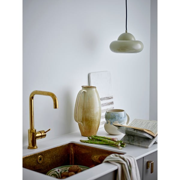 Žalios spalvos kabantis šviestuvas ø 22 cm su metaliniu gaubtu Bubble – Bloomingville-image-2