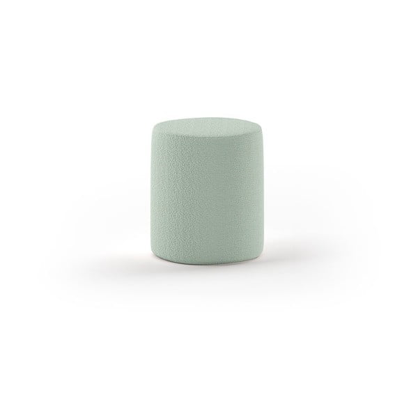 Vaikiškas pufas šviesiai žalios spalvos iš boucle MOON – Vipack