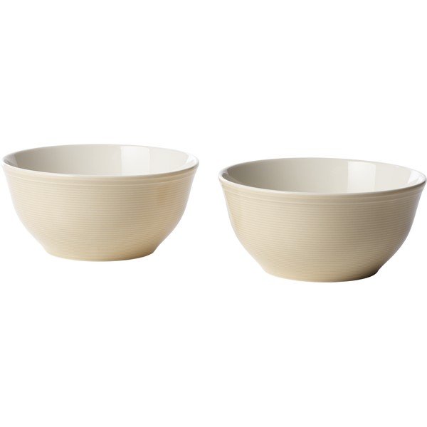 Baltos ir smėlio spalvos porcelianinis dubuo Villeroy & Boch Like Color Loop, 750 ml-image-3