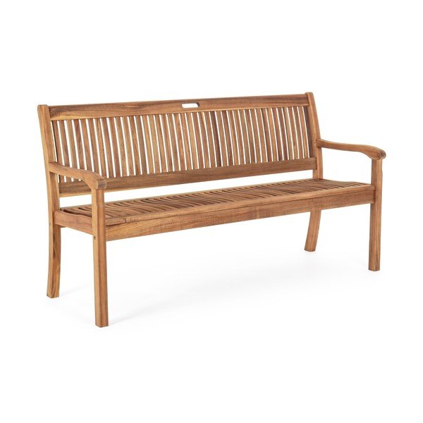 Natūralios spalvos medžio masyvo sodo suoliukas Noemi – Bizzotto-image-2