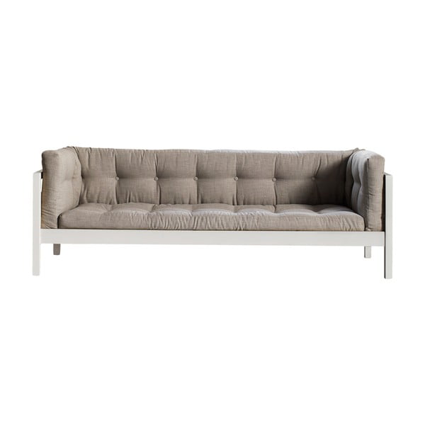 Sofa trims asmenims "Karup Fusion White/Linoso Light Grey