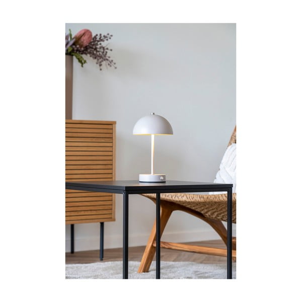 Stalinis šviestuvas kreminės spalvos LED (aukštis 25 cm) Holt – House Nordic-image-1