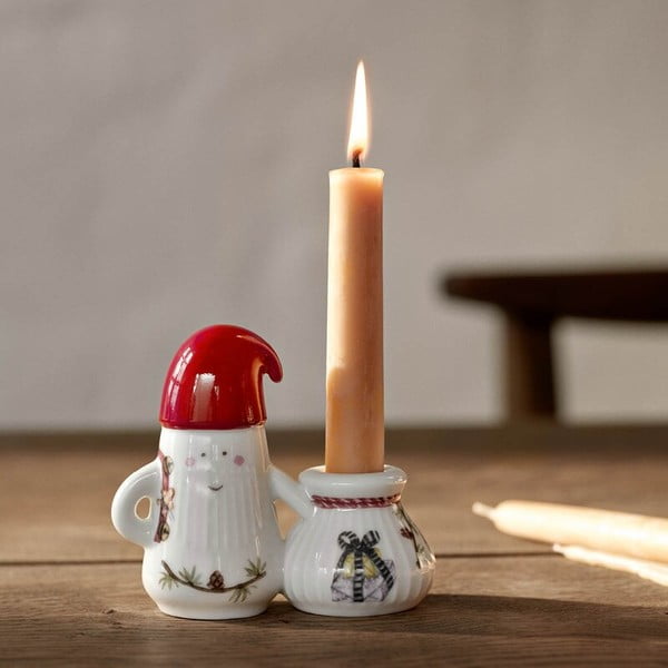 Iš keramikos žvakidė su Kalėdų motyvu Hammershøi Christmas Father Elf – Kähler Design-image-3