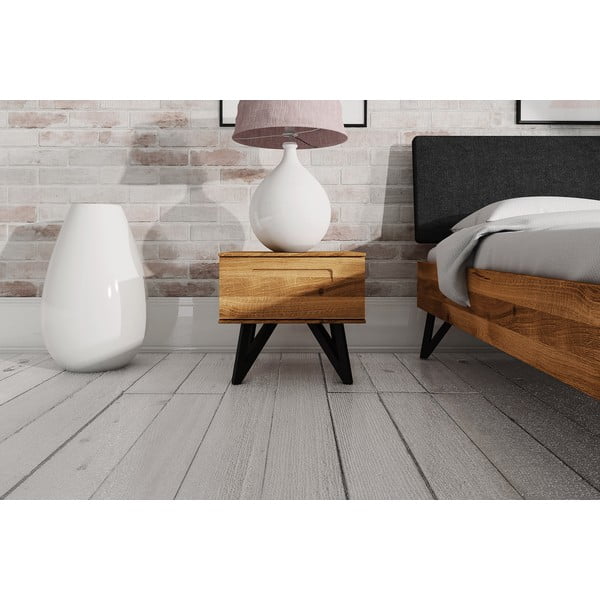 Naktinis staliukas iš ąžuolo medienos Golo - The Beds-image-4