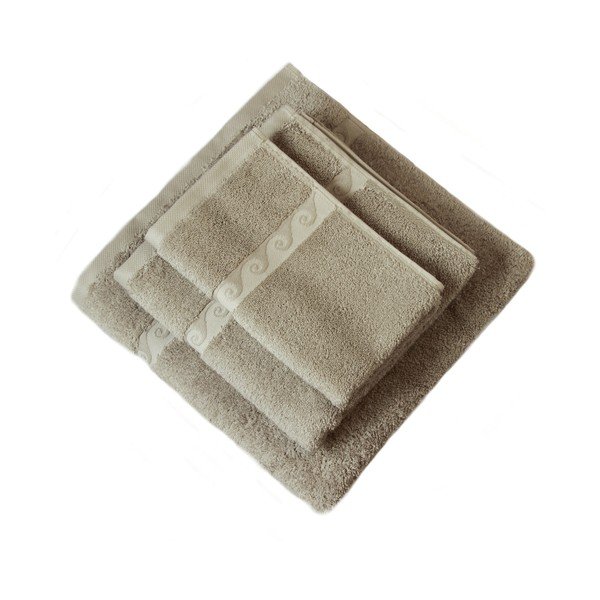 Banginis rankšluostis 140x70, pilkos spalvos-image-1