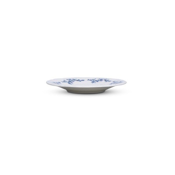 Baltos spalvos/mėlynos spalvos iš porceliano lėkštutė ø 12 cm Retro – BonBistro-image-2